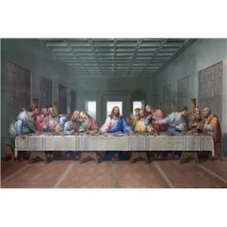 Last Supper - Floating Tempered Glass Wall Art